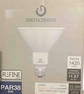 GreenCreative PAR38 E26 15.5W 4000K 40° SL ( 37209 ) - Image 1 of 4