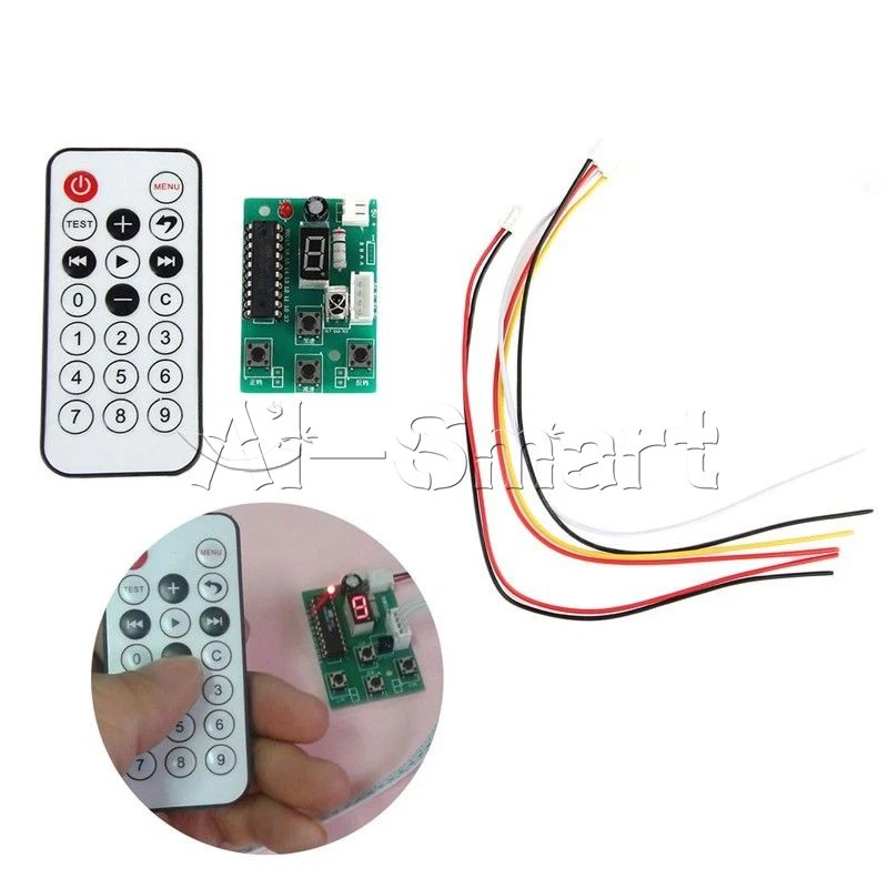 4-Wire 2-Stage Stepper Motor Driver Adjustable Speed Controller & Remote Control - Image 1 of 1
