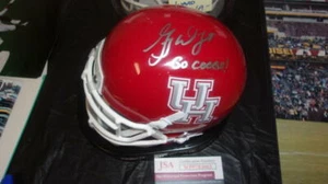 Minicasco firmado por Greg Ward Jr Universidad de Houston inscripción JSA - Imagen 1 de 1