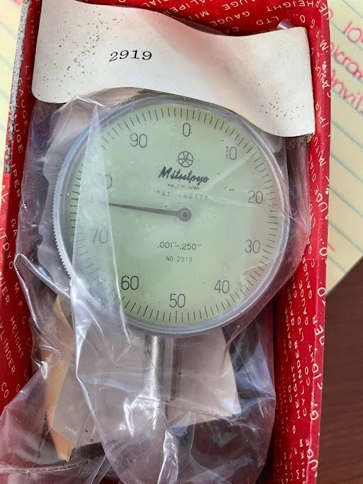 MITUTOYO DIAL GRADUATION DROP INDICATOR 2919 — 第 1/1 张图片