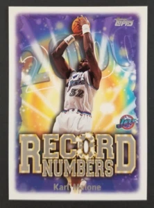 Karl Malone 1999 Topps Record Numbers Basketball Card #1 (NM) - Picture 1 of 2