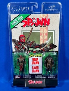 Nuovi personaggi e fumetti NINJA SPAWN & RAVEN SPAWN 3" - McFarlane PAGE PUNCHERS - Foto 1 di 6