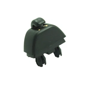 SCHWARZ Innen Sonnenblende Halterung Sonnenblende Haken Clip Visierhalter - Picture 1 of 4