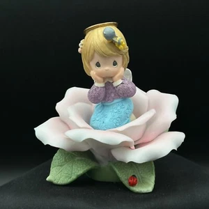 Precious Moments Expressive Blossoms 634816 Rosa Rose der Süße Engel - Bild 1 von 4