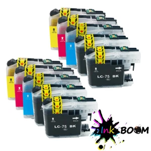 Cartucho de 10 tintas adecuado para Brother LC75 MFC-J835W MFC-J430w MFC-J825DW MFC-J435W - Imagen 1 de 1