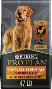 High Protein Probiotics Shredded Blend Chicken & Rice Formula Dry Dog Food 47lbs - Picture 1 of 9