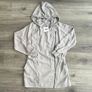 Jack by BB Dakota Lightweight Anorak Jacket XS Hooded Twill Gray Classic NWT - Picture 1 of 12