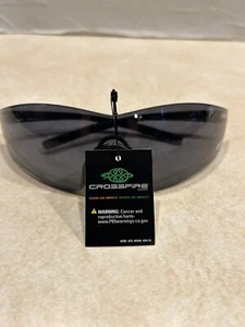 Crossfire Blade Black Frameless Smoke Shades - Picture 1 of 5