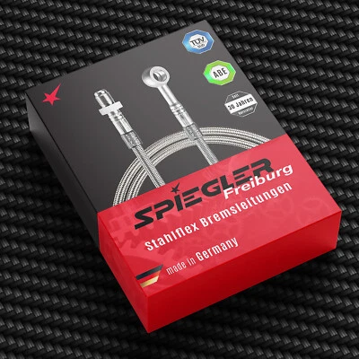 Stahlflex Bremsleitung für AJS JS 125 E Eco-1 Bj. 2009 Hi. - Bild 1 von 4