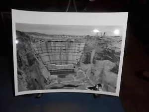 Construction of Glen Canyon Dam Offical Vintage Photograph 1963 - Picture 1 of 2