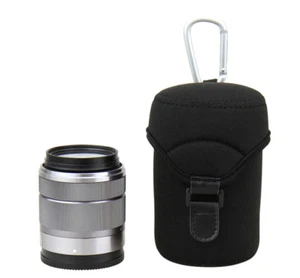 JJC Lens Case Bag Pouch for Olympus 60mm f/2.8 Canon EF-M 18-150mm Sony FE 50mm - Picture 1 of 7