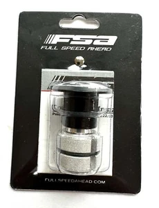 FSA Compressor 1-1/8" Black Expander Plug and Top Cap Bike NEW - Picture 1 of 4