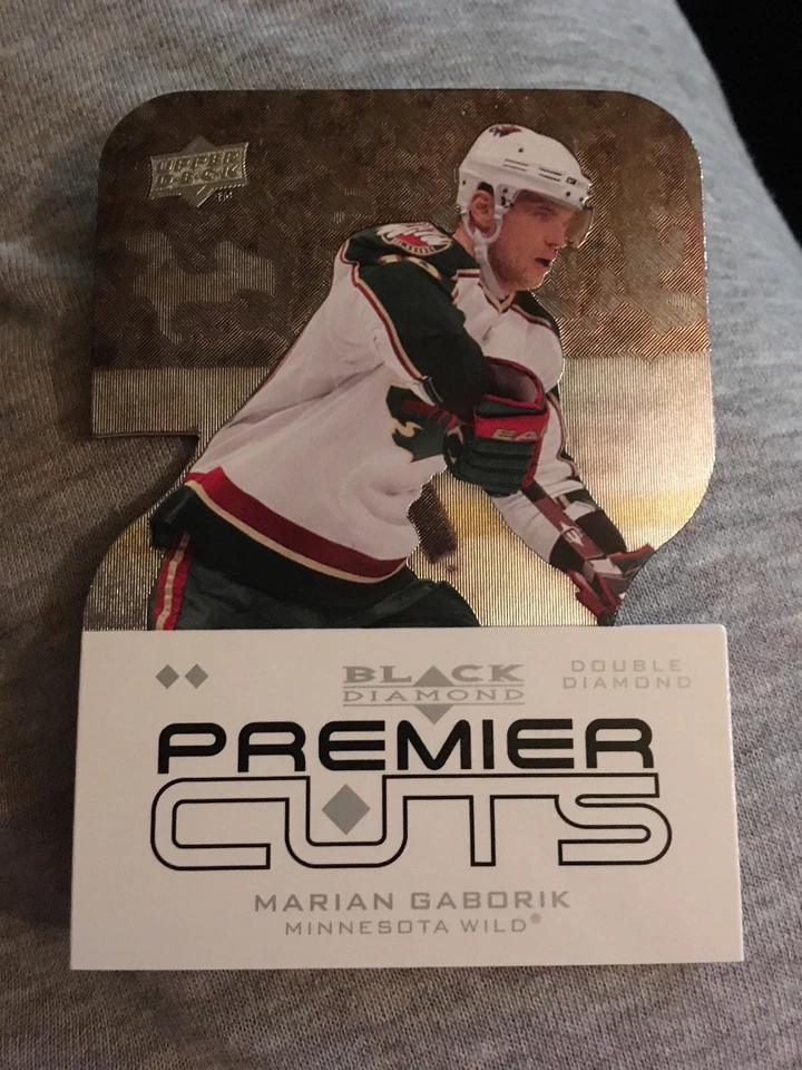 Marian Gaborik 2008-09 BLACK DIAMOND DOUBLE PREMIER CUTS Minnesota Wild - Image 1 of 2