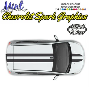 CHEVROLET SPARK Viper Stripes 3/5 Door Decalcomans Pegatinas Gráficos GRATIS P&P 001 - Imagen 1 de 4