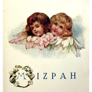 1915 MIZPAH Childrens Book Original Full-Color BOOK PLATE Illustration - Picture 1 of 2
