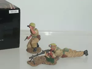KING AND COUNTRY AK120 GERMAN AFRIKA KORPS DESERT TROOPS FIRE SUPPORT SET - Picture 1 of 2