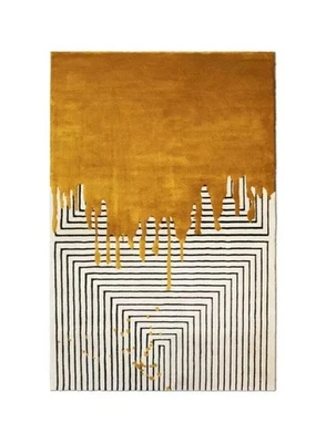 New Zealand Wool Hand Tufted Modern Carpet For Bedroom Living Room Any Room - Image 1 of 3