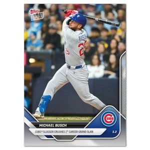 Michael Busch - 2025 MLB Topps NOW - Card 131 - PR: 623 - Bild 1 von 2