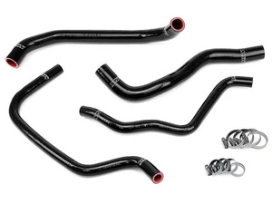 HPS Silicone Radiator + Heater Hose Kit for Honda 08-12 Accord L4 LHD BLACK 09 - Foto 1 di 1