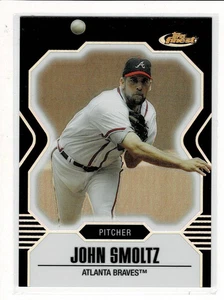 2007 Topps Finest black refractor /99 JOHN SMOLTZ #11 Atlanta Braves - Picture 1 of 2