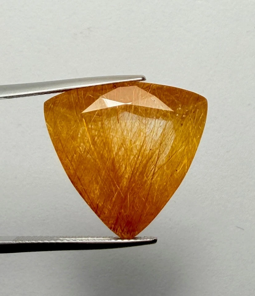 R0017- Cuarzo rutilado, cuarzo rutilo, pelo de ángel, rojo rutilado, aguja de rutilo Foto 1 de 4