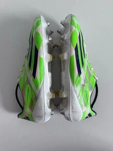Adidas F50 Adizero Green White Football Soccer Cleats US9 UK8 EUR42.5 - Picture 1 of 16