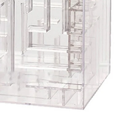 Kids Piggy Bank Three Dimensional Maze Design Transparent Exquisite Unique SG - Image 1 of 4