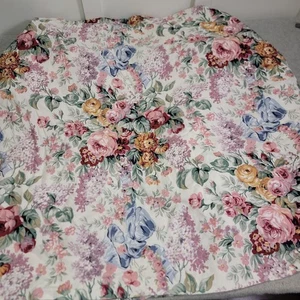 Vintage Ralph Lauren Allison Cottage Floral Roses King Bettlaken Spannbetttuch Top Zustand - Bild 1 von 7
