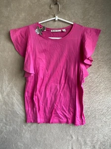 Country Road Casual T-Shirts Top Size 2XS Womens Pink Sleeveless - Picture 1 of 10