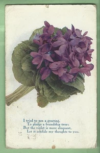 Vintage Postcard I Tried to pen a greeting, Posted 1909 - Picture 1 of 2