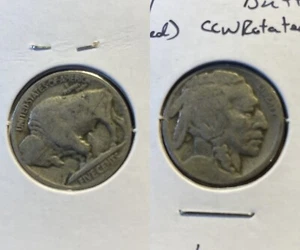 1924-D 5C Buffalo Nickel. CCW Rotated Die. Low Mintage. Restored. BNR-024 - Picture 1 of 6