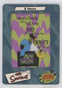 2000 Artbox The Simpsons FilmCardz 8 Hours #43 qf6