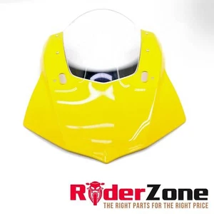 2015 - 2019 YAMAHA YZF R1 R1S HEADLIGHT FAIRING FRONT UPPER NOSE YELLOW PLASTIC - Picture 1 of 13