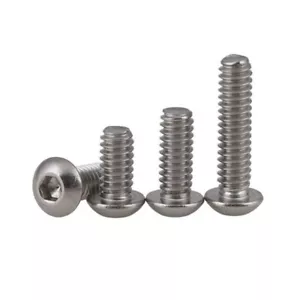1/4 5/16 3/8 10# A2 304 Stainless UNC Round Head Allen Hex Socket Cap Screw Bolt - Picture 1 of 3