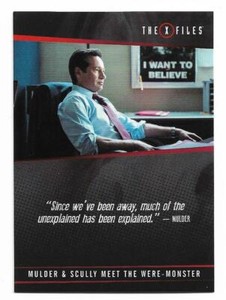 2018 Rittenhouse X-Files Seasons 10 & 11 The Quotable X-Files Q6
