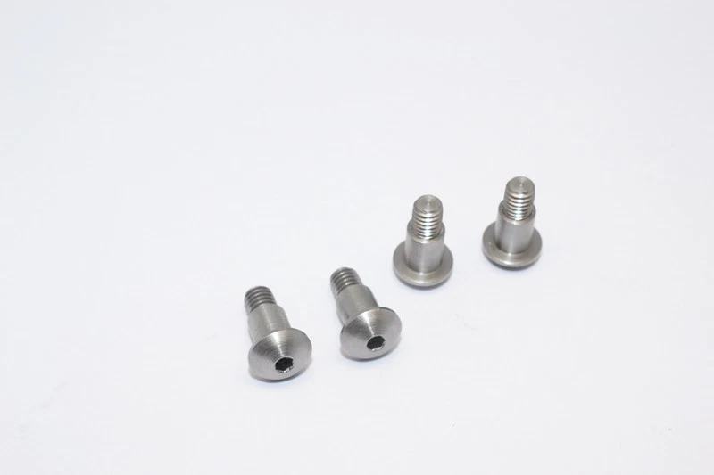 GPM GF004S RC Steel King Pins(4pcs)For Tamiya TA02/TA03/TL01/FF02/GF01/WR02/G601 - Image 1 of 1