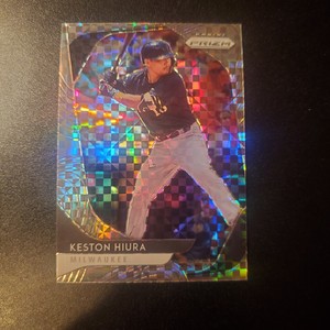 2020 Panini Prizm Power Plaid Prizm /75 Keston Hiura #2 Brewers