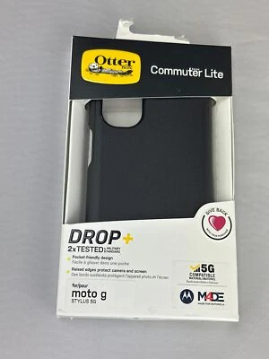 Capa OtterBox Commuter Lite para Moto G Stylus 5G (2022) - Preta - Imagem 1 de 2