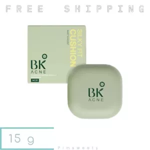 15 g BK Acne Silky Fit Cushion Matte & Moist SPF50+ PA++++ Glowing Healthy Face - Picture 1 of 26