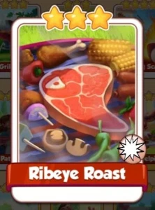 Ribeye Roast, Card from Set BBQ Bites, Virtual Card,Coin Master Game - Picture 1 of 1
