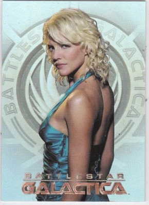 BATTLESTAR GALACTICA SEASON 2 WOMEN OF INSERT W3 TRICIA HELFER AS NUMBER SIX - Image 1 of 2
