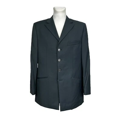 Lubiam LBM Pure Wool Gray 4 Button Blazer Luigi Bianchi Mantova Regular Size 52R - Image 1 of 4
