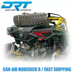 DRT Adventure Rack Spare Tire Cargo Carrier Fits: CAN-AM MAVERICK R 2024+ - Picture 1 of 12