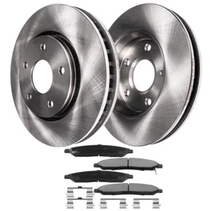 For Honda Pilot 2009 - 2015 3.5L V6 Front Disc Brake Rotors + Ceramic Brake Pads - Picture 1 of 6
