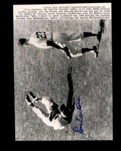 Reno Bertoia signed 1957 5x7 Detroit Tigers Original Drahtfoto Autogramm - Bild 1 von 2