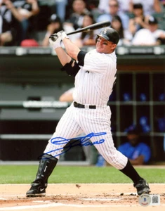 JIM THOME SIGNED AUTOGRAPHED 8x10 PHOTO CHICAGO WHITE SOX LEGEND BECKETT BAS - Picture 1 of 2
