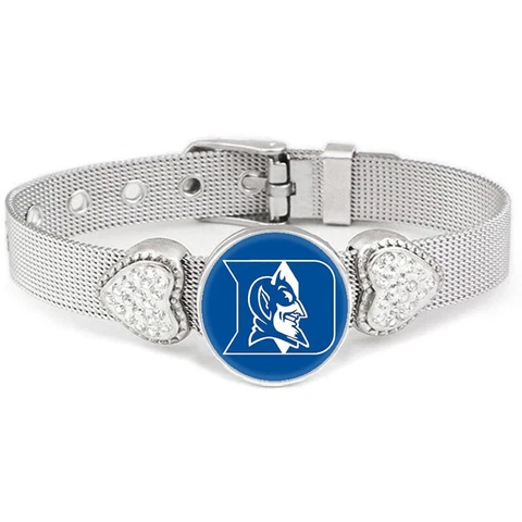 Blue Devils Womens Adjustable Silver Bracelet Jewelry Gift D26 Cover