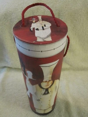 Botella decorativa vacía 2004 bolsa/caja de regalo, servidor de chef. Foto 1 de 4