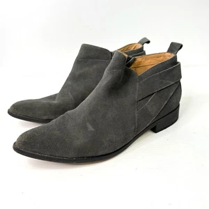 Corso Como Size 41 10 Aus Grey Suede Ankle Boots Italian Designer - Picture 1 of 24