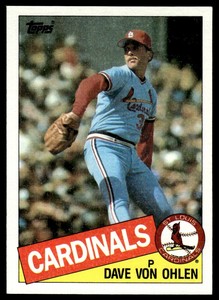 1985 Topps Dave Von Ohlen St. Louis Cardinals #177